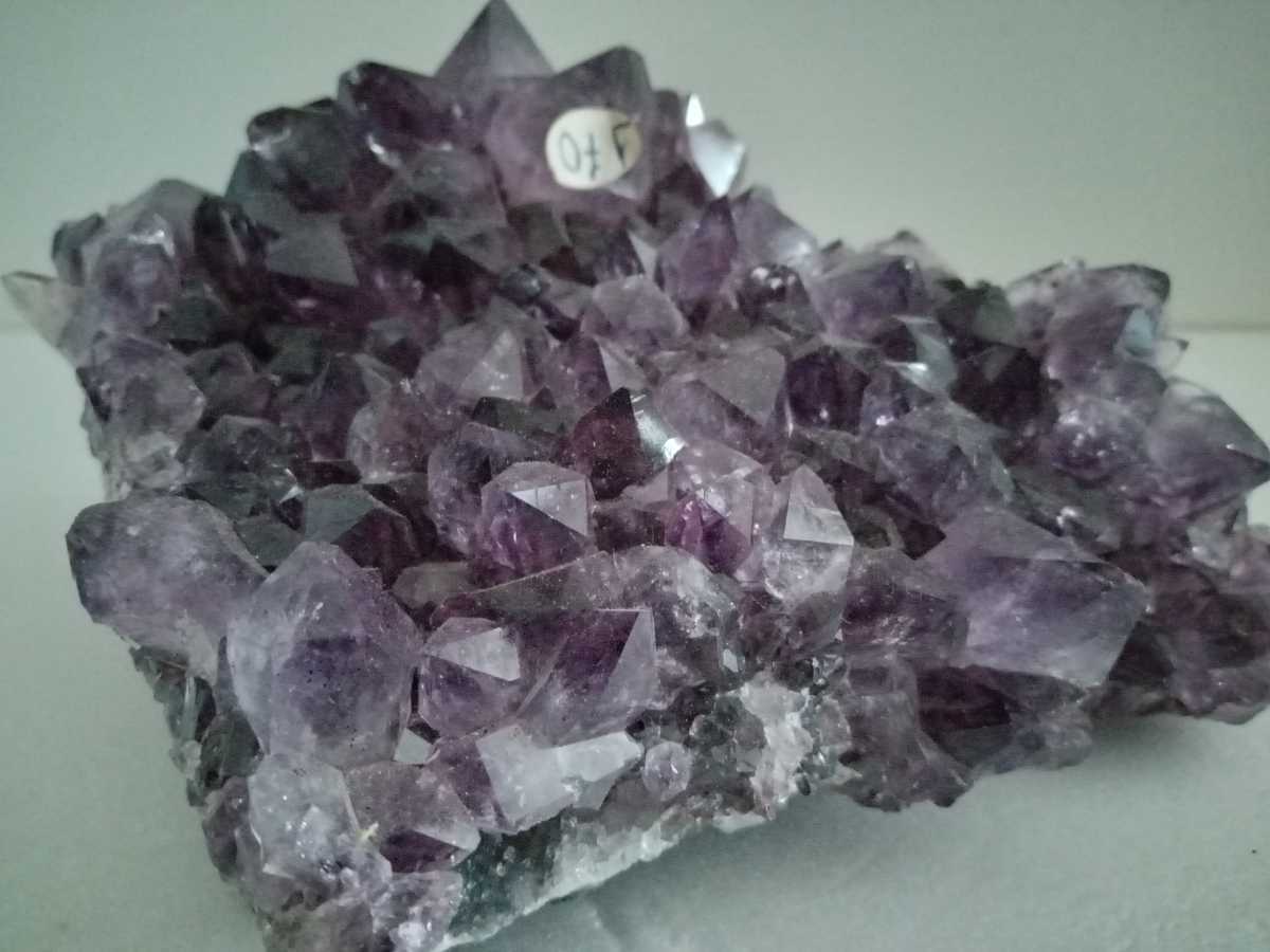 紫水晶 アメジスト原石 クラスター 岩石・鉱物 紫水晶 アメジスト原石 クラスター 岩石・鉱物