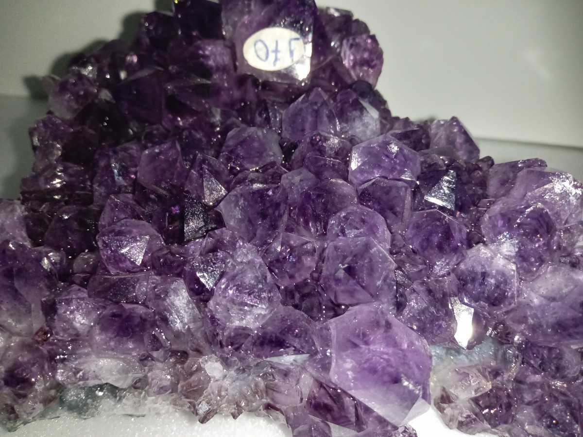 紫水晶 アメジスト原石 クラスター_画像3