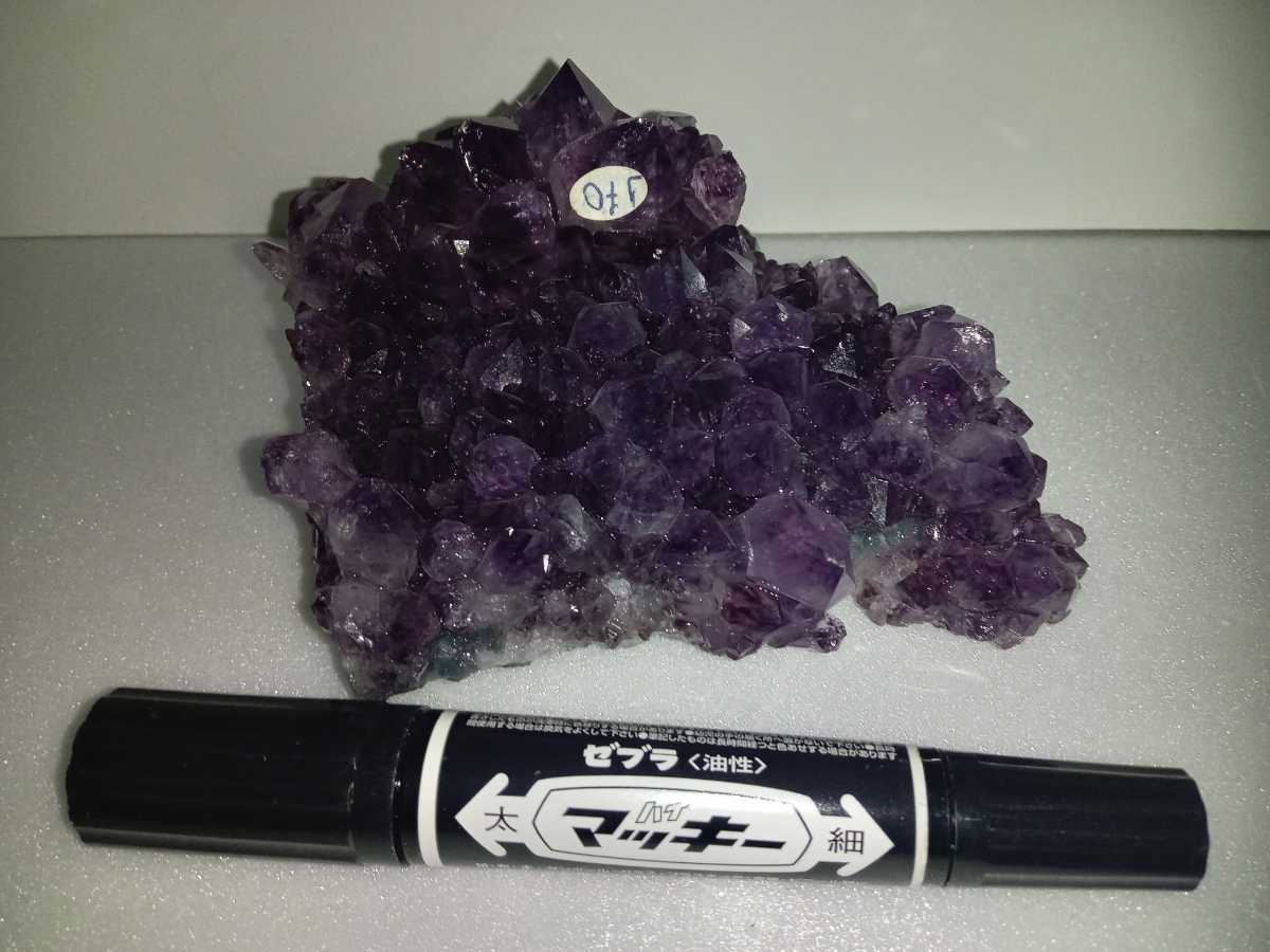 紫水晶 アメジスト原石 クラスター 岩石・鉱物 紫水晶 アメジスト原石 クラスター 岩石・鉱物