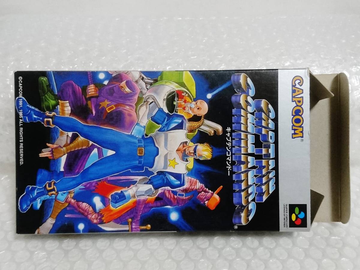 オーバーのアイテム取扱☆ 動作品+廃盤品 CAPCOM SFC CAPTAIN COMMANDO