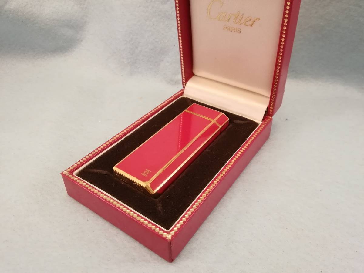 カルティエ五角・エンジ(箱入り)・完動品(15/15)