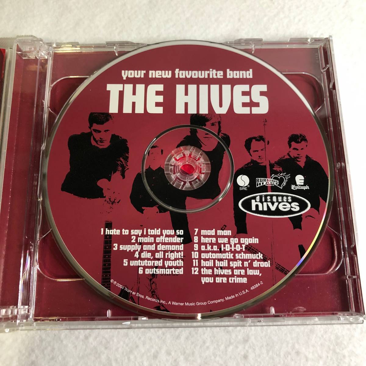中古CD&DVD The Hives Your New Favourite Band US盤 Sire 48384-2_画像6