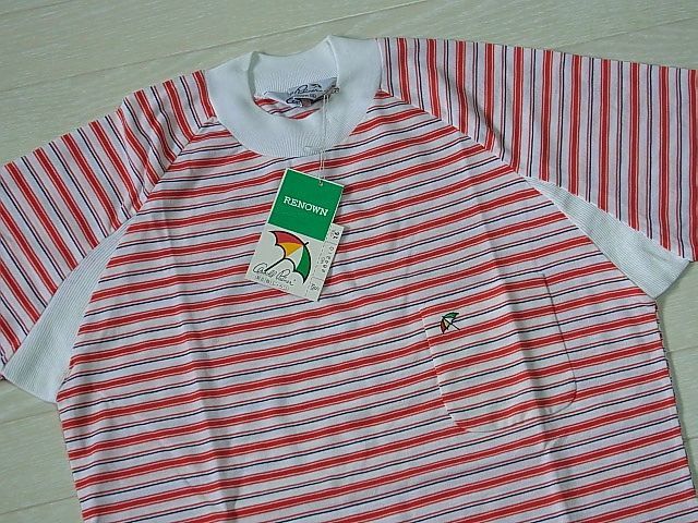 未使用 タグ付き　ARNOLD PALMER Tシャツ　 アーノルドパーマー Tシャツ　ボーダー　レナウン old レトロ_画像1