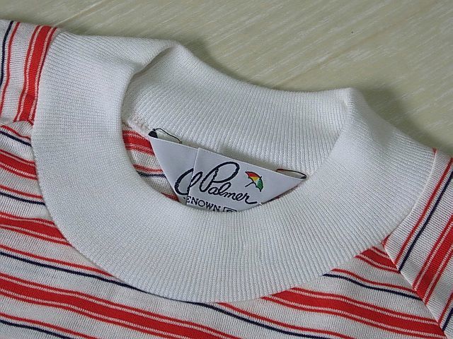 未使用 タグ付き　ARNOLD PALMER Tシャツ　 アーノルドパーマー Tシャツ　ボーダー　レナウン old レトロ_画像3