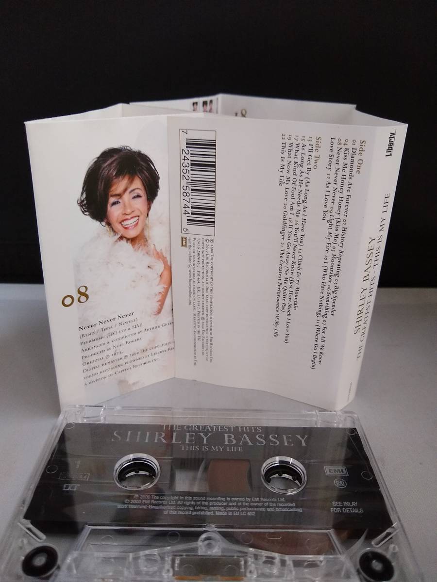 T2880　カセットテープ　シャーリー・バッシー　Shirley Bassey The Greatest Hits - This Is My Life　EU　UK_画像3