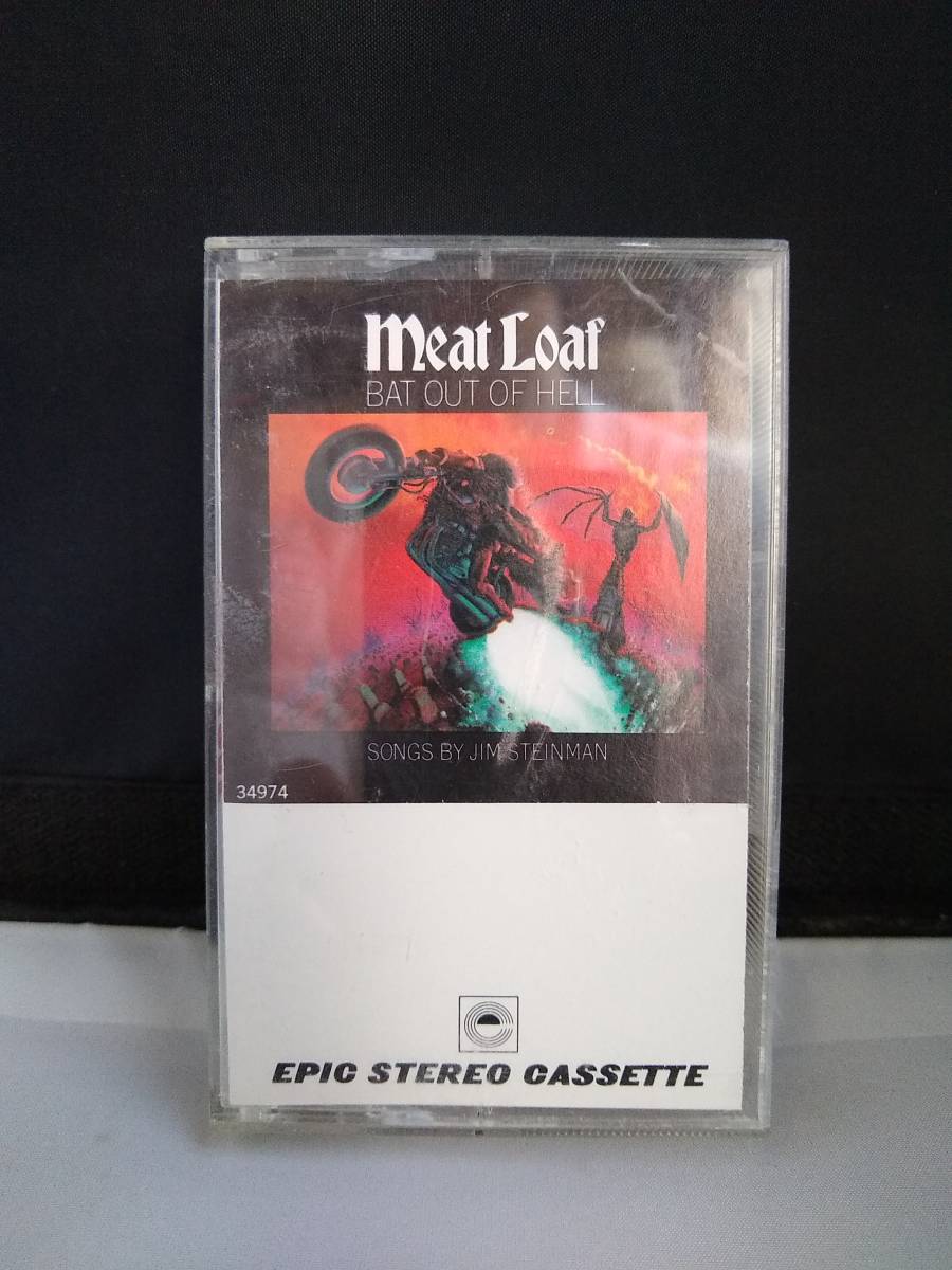 T3050　カセットテープ　MEAT LOAF - BAT OUT OF HELL ミートローフ 地獄のロックライダー_画像1