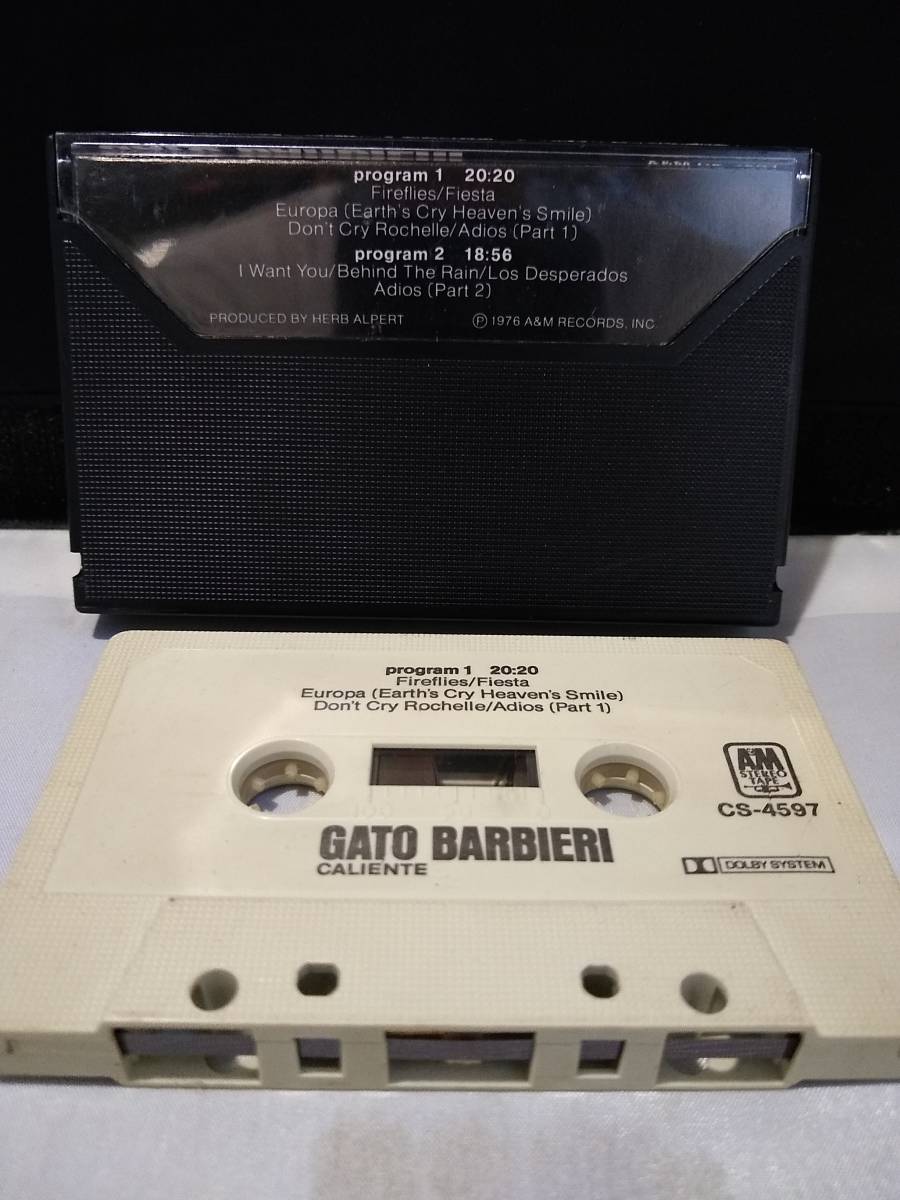 T3149 cassette tape GATO BARBIERIgato-*ba ruby eli/CALIENTE