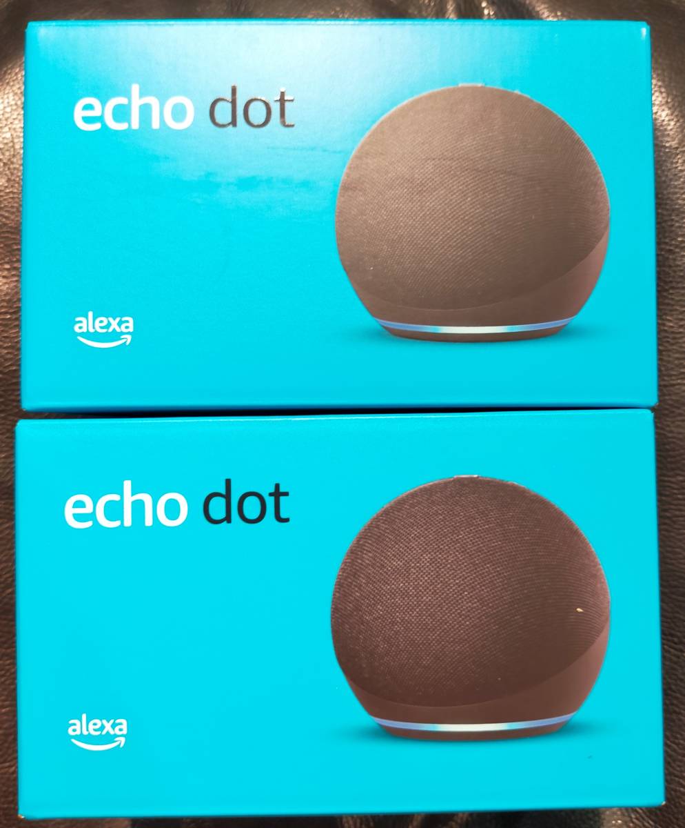 2台セット Echo Dot エコードット 第4世代 - スマートスピーカー with 