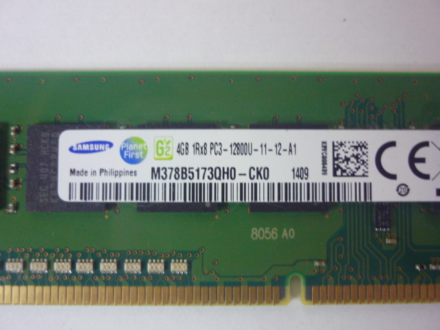 送料無料／30日保証　■ デスクトップPC用メモリー／DDR3 SDRAM 4GB（管4071410）_画像3