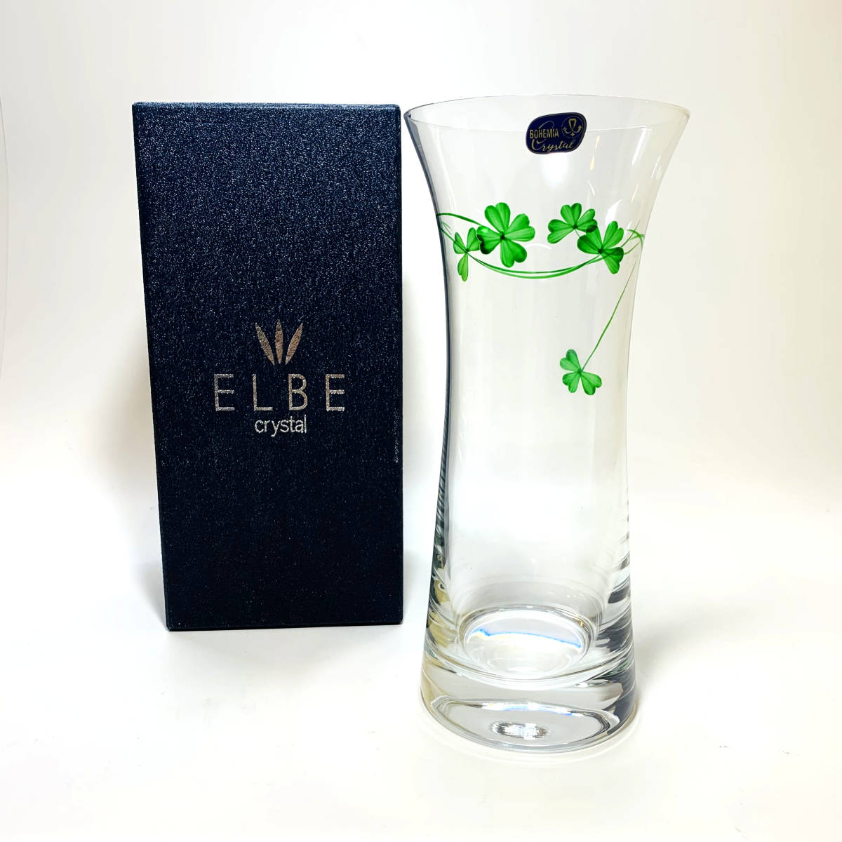ヤフオク! - ELBE エルベ クリスタル フラワーベース 花瓶 ク...