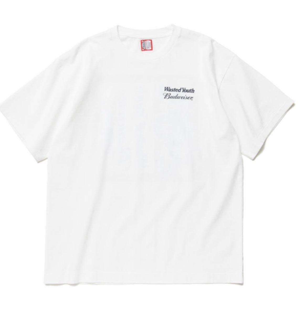 WYxBW T-SHIRT VERDY Wasted Youth Budweiser Humanmade Tee XL