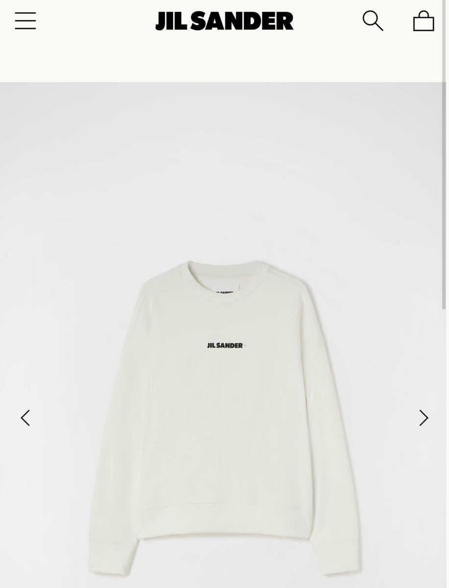 新品 Jil Sander ジルサンダー オーガニックコットン ロゴ スウェット