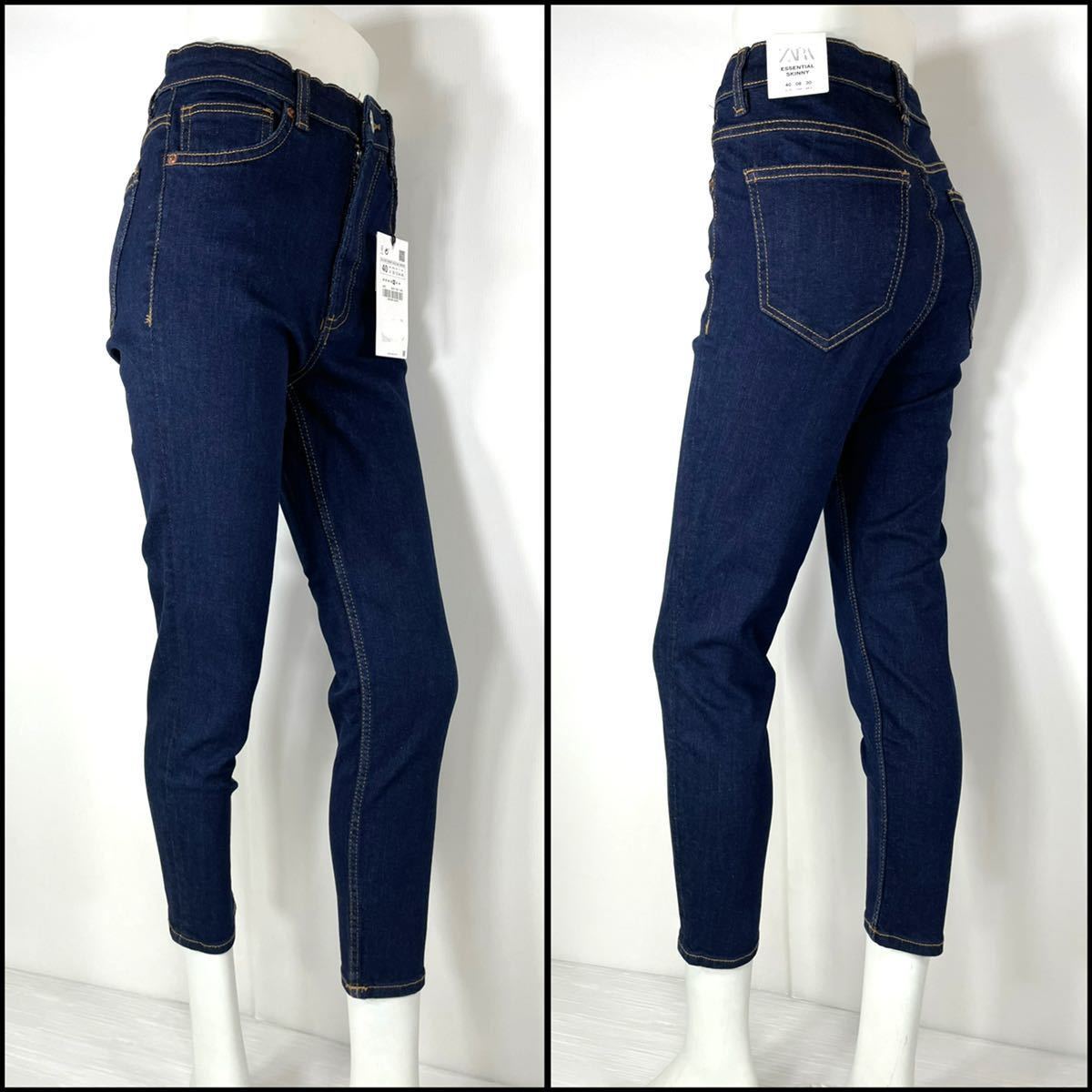 ZARA ザラ 新品 未使用 スキニー 強ストレッチUS08 Mサイズ70cm ZARA ザラ 新品 未使用 スキニー 強ストレッチUS08 Mサイズ70cm