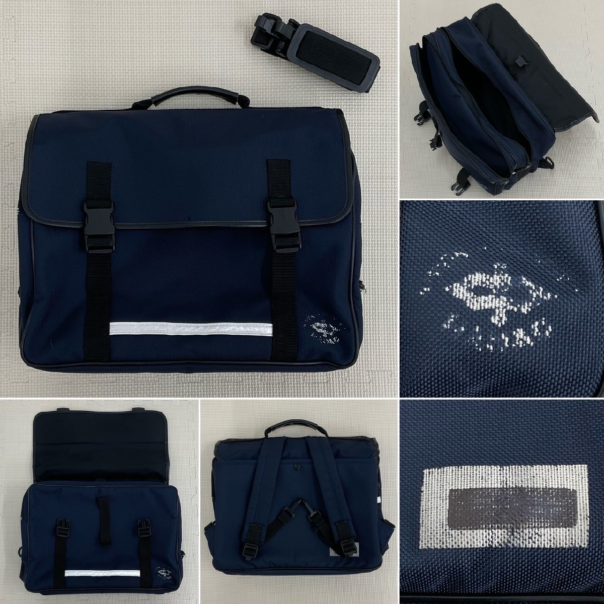 上品なブランド US582(中古)福岡県 9点セット/165A/10/M/L 北九州市立花尾中学校 学生服