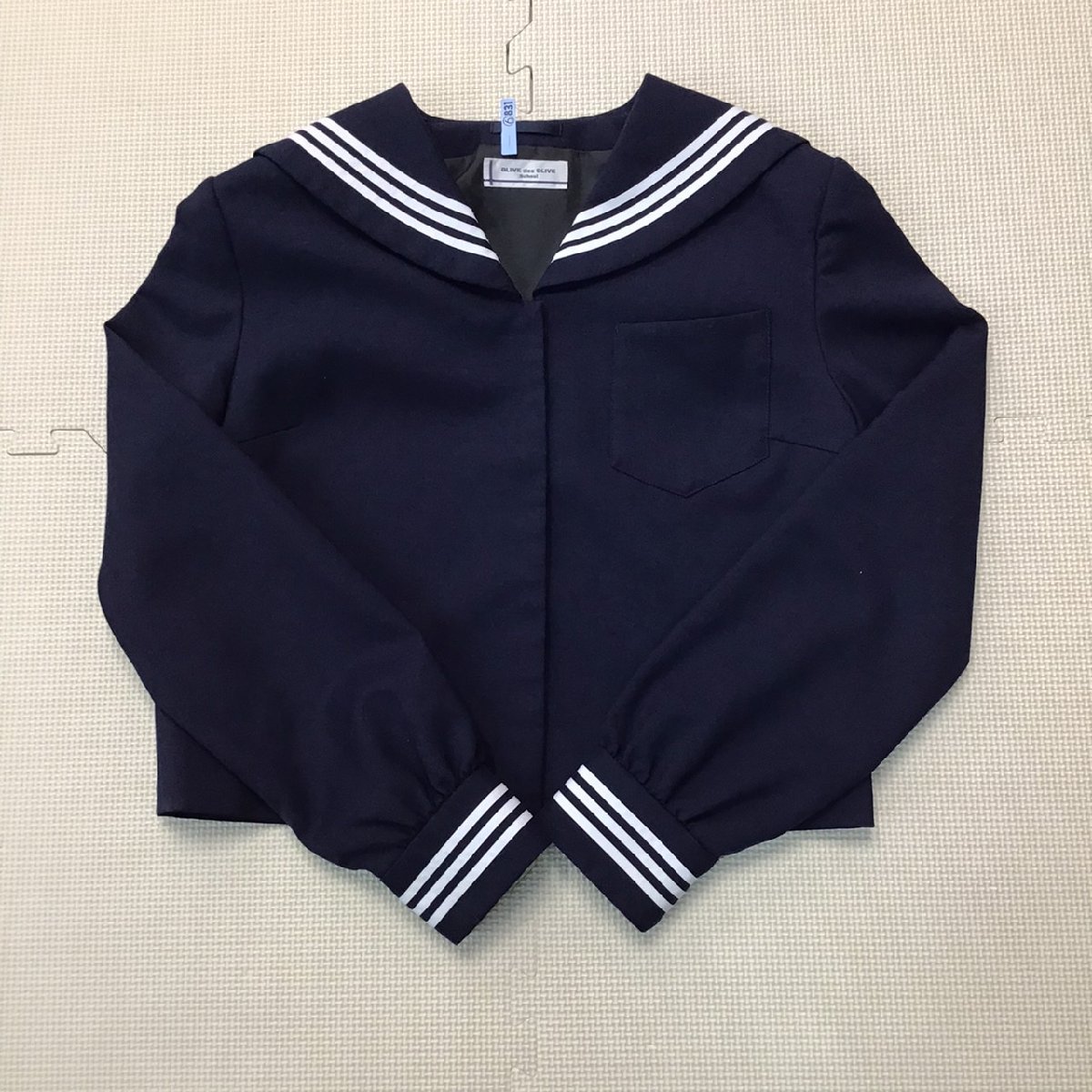 OT160 (中古)栃木県 烏山中学校 9点セット/170A/W66/セーラー OT160 (中古)栃木県 烏山中学校 9点セット/170A/W66/セーラー