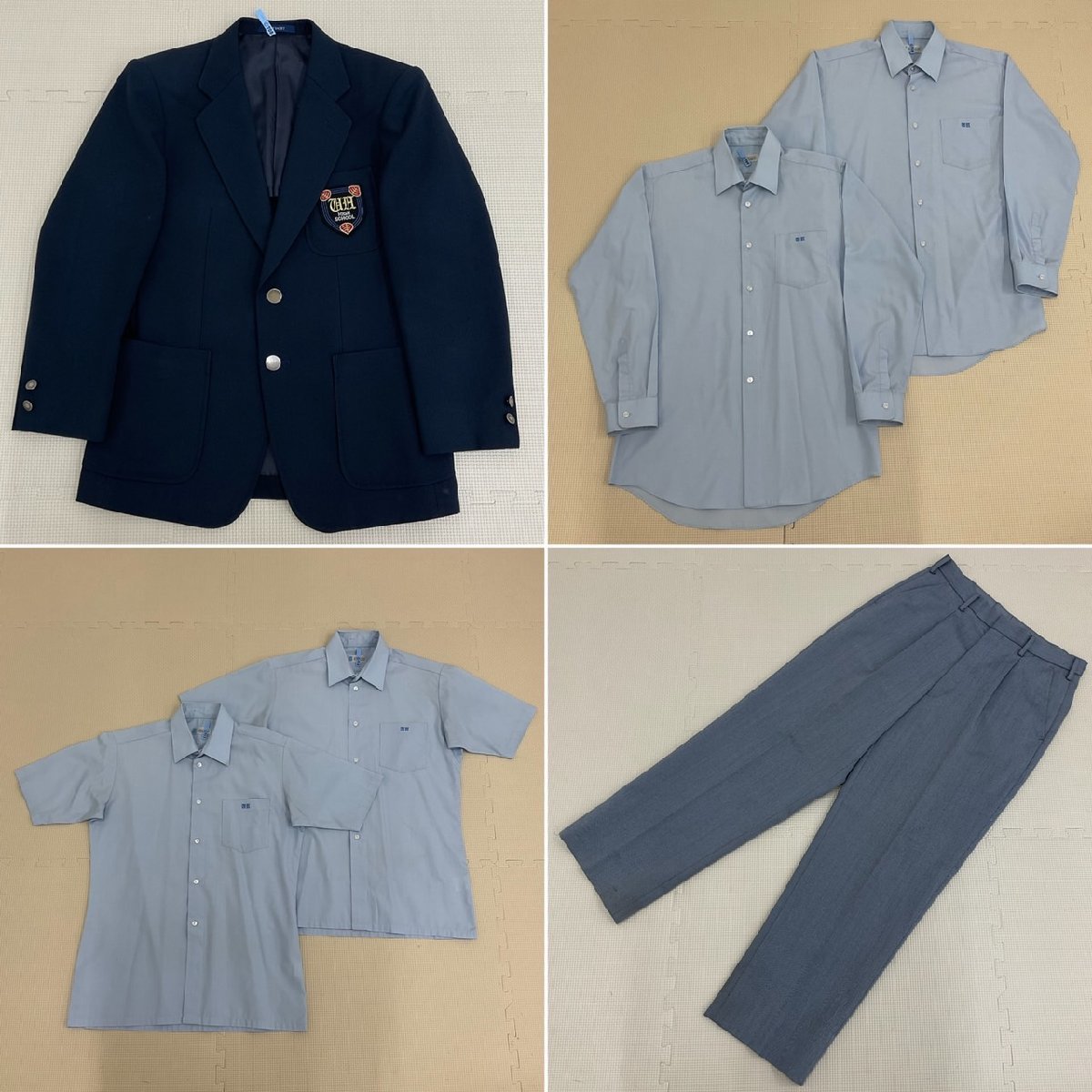 メーカー直売所 UT512 /S 9点セット 男子学生服 宇都宮白楊高校 栃木県 (中古) 学生服