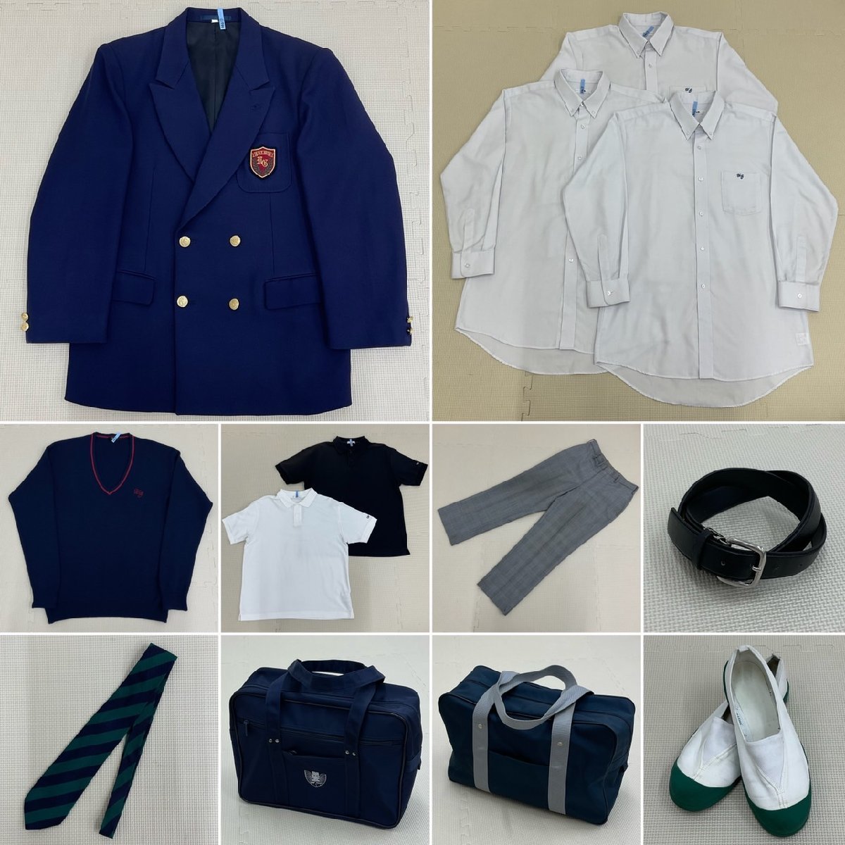 US587(中古)埼玉県 私立 浦和学院高校 男子学生服14点セット/A5 US587(中古)埼玉県 私立 浦和学院高校 男子学生服14点セット/A5