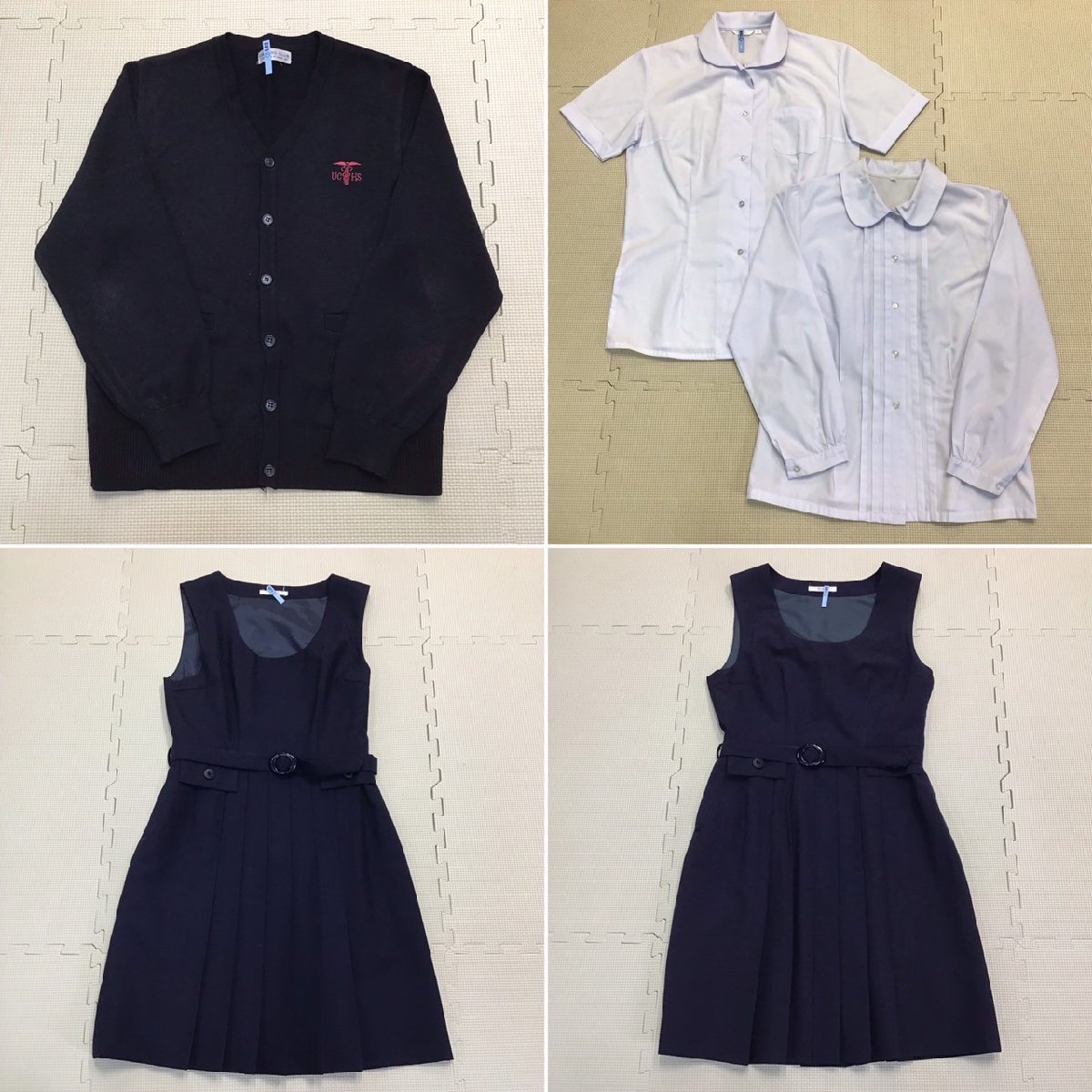OT88-2 (中古) 栃木県 宇都宮商業高校 (旧制服) 6点セット /M/L OT88-2 (中古) 栃木県 宇都宮商業高校 (旧制服) 6点セット /M/L