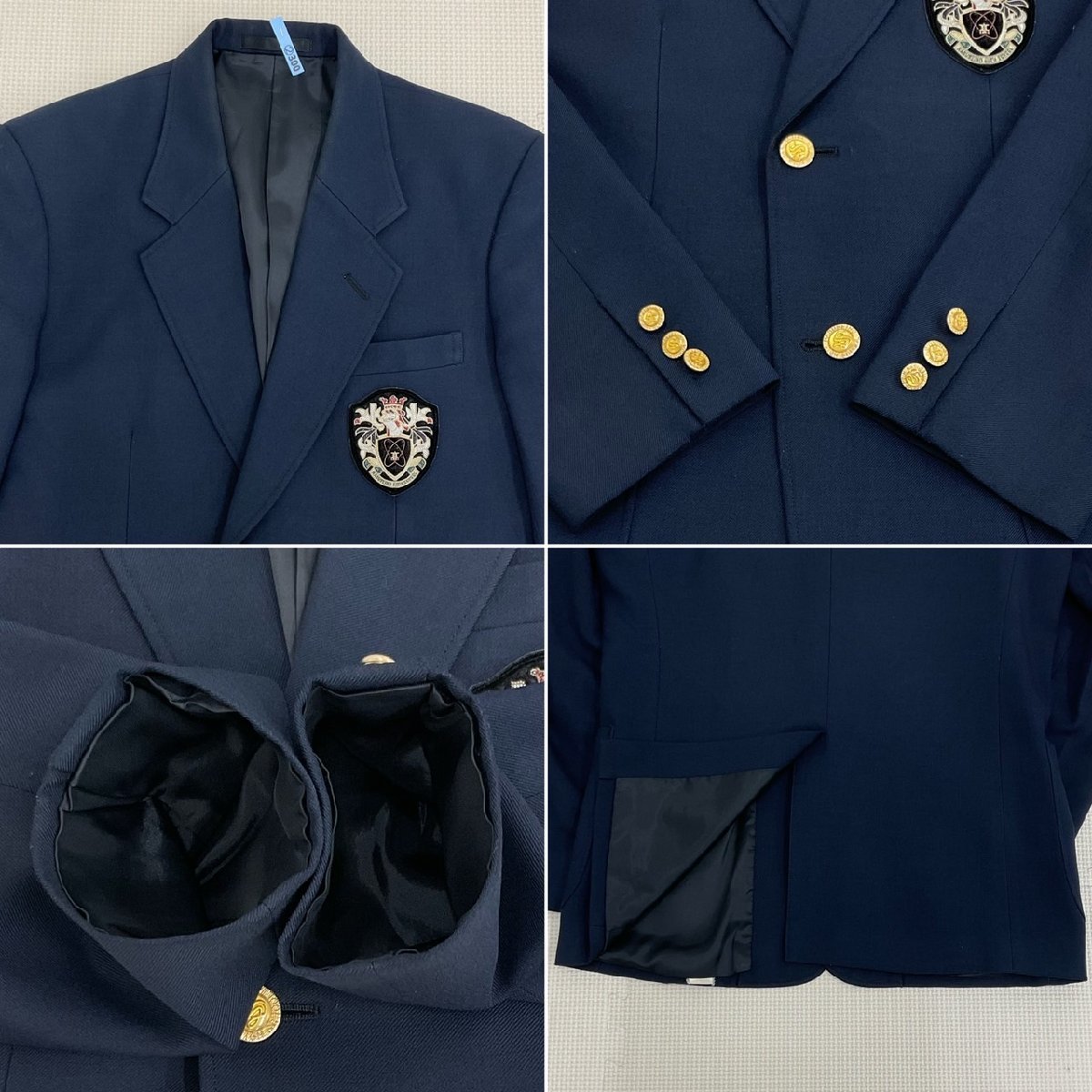 UT172-1 (中古) 栃木県 那須清峰高校 男子学生服 4点セット UT172-1 (中古) 栃木県 那須清峰高校 男子学生服 4点セット