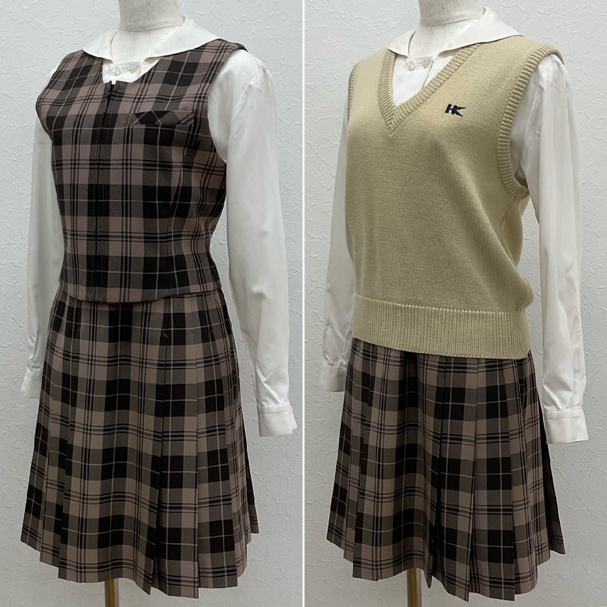 US359-1 (中古) 福島県郡山高校9点セット/S/M/7/W63/ジャケット US359-1 (中古) 福島県郡山高校9点セット/S/M/7/W63/ジャケット