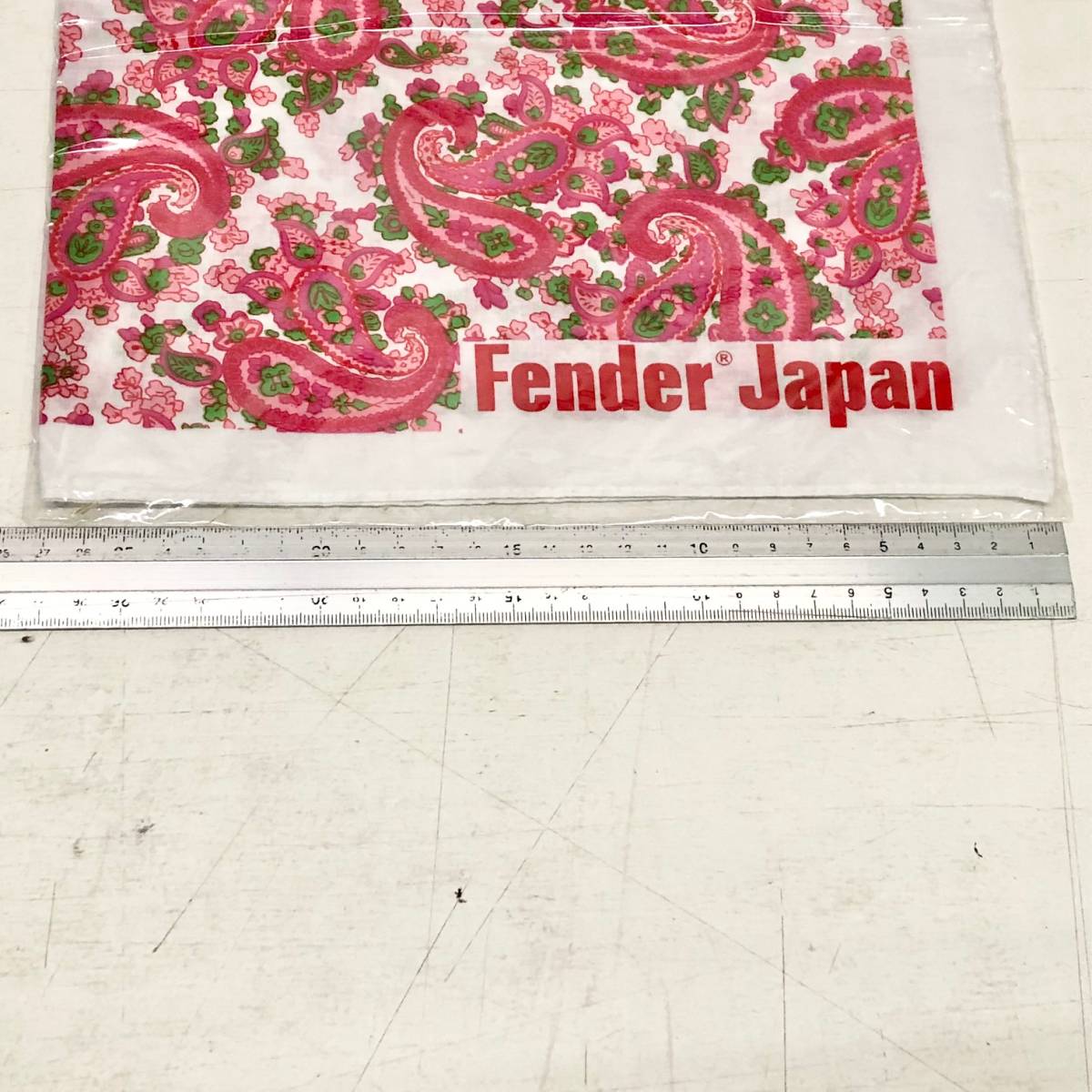 未開封 非売品◆当時物 フェンダージャパン Fender Japan バンダナ_画像3