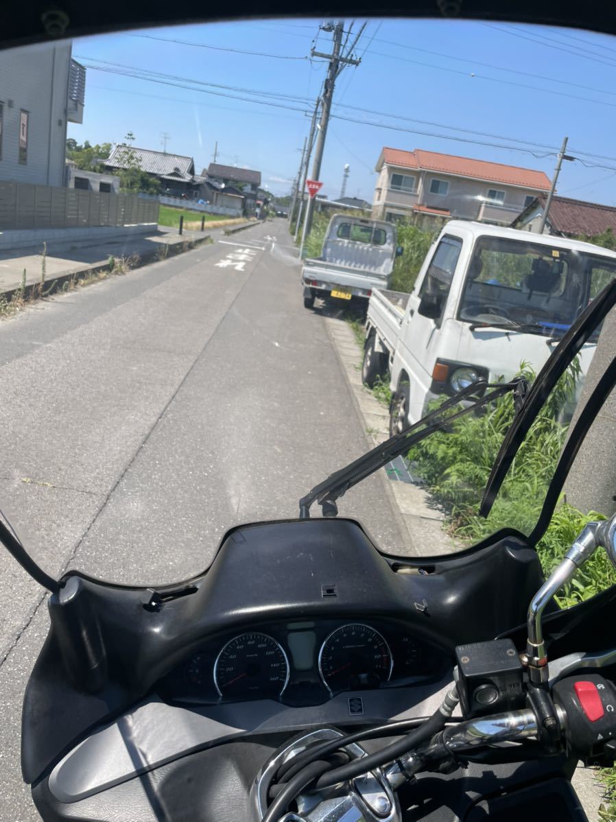 スカイウェイブ250 ルーフ付き 屋根付き SKYWAVE250 CJ46A デリバリー ビッグスクーター 250cc 車体 愛知県一宮市から 5