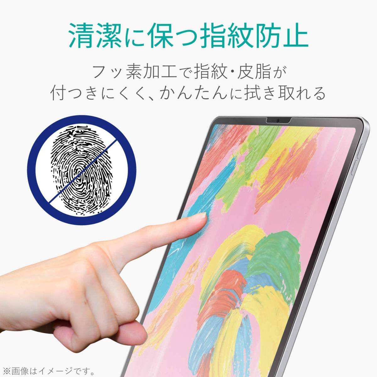 2個☆エレコム iPad Pro 11インチ・iPad Air 4 2020年モデル 液晶保護フィルム シール アンチグレア加工 さらさら 指紋・反射防止 831 匿名_画像7