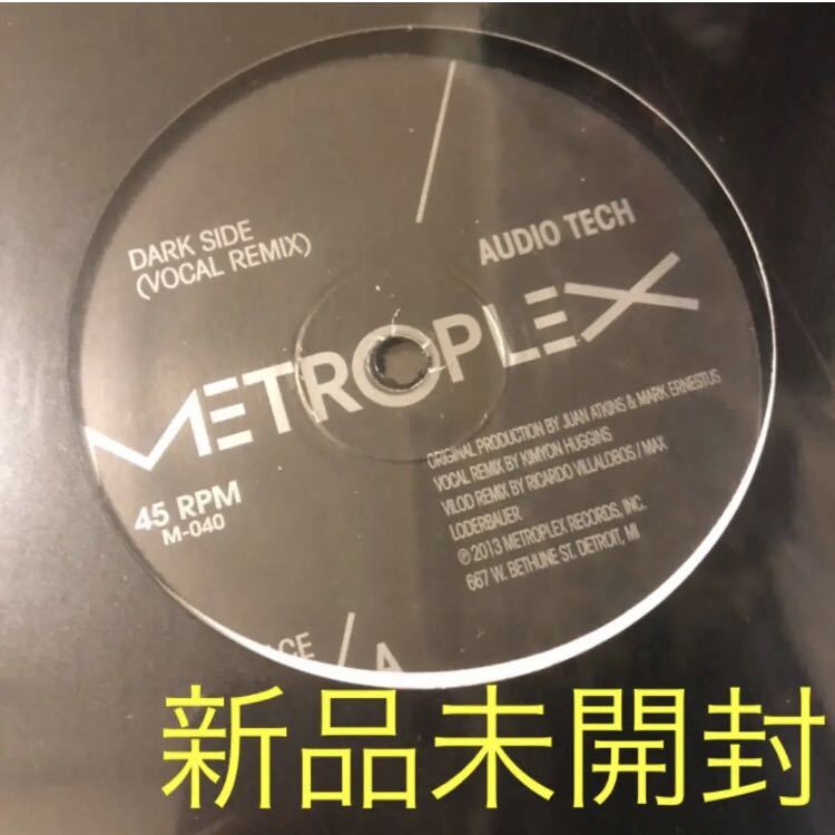 新品未開封 Audio Tech Dark Side レコード 12インチ Juan Atkins Mark Ernestus Basic Channel Model 500 Electro Techno テクノ_画像1