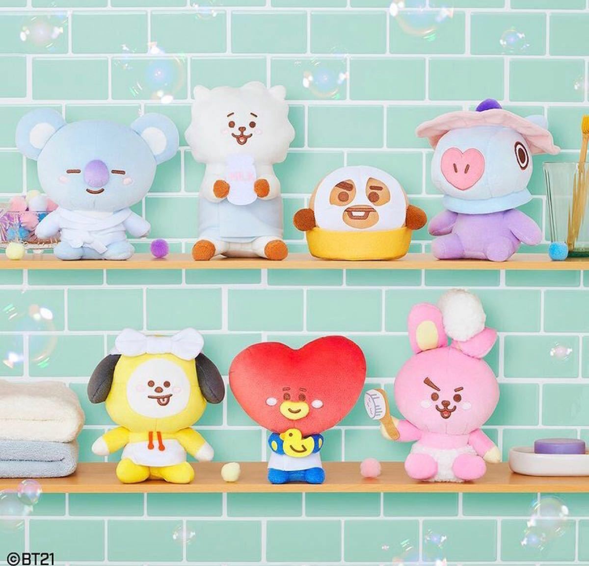 福袋 BT21 一番くじ SHOOKY ぬいぐるみ