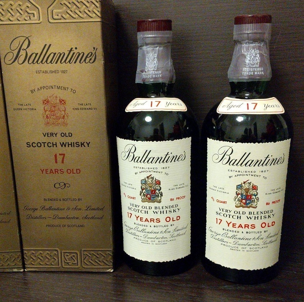 Ballantine's バランタイン17年赤青旗紋章菱形ラベルブレン Ballantine's バランタイン17年赤青旗紋章菱形ラベルブレン