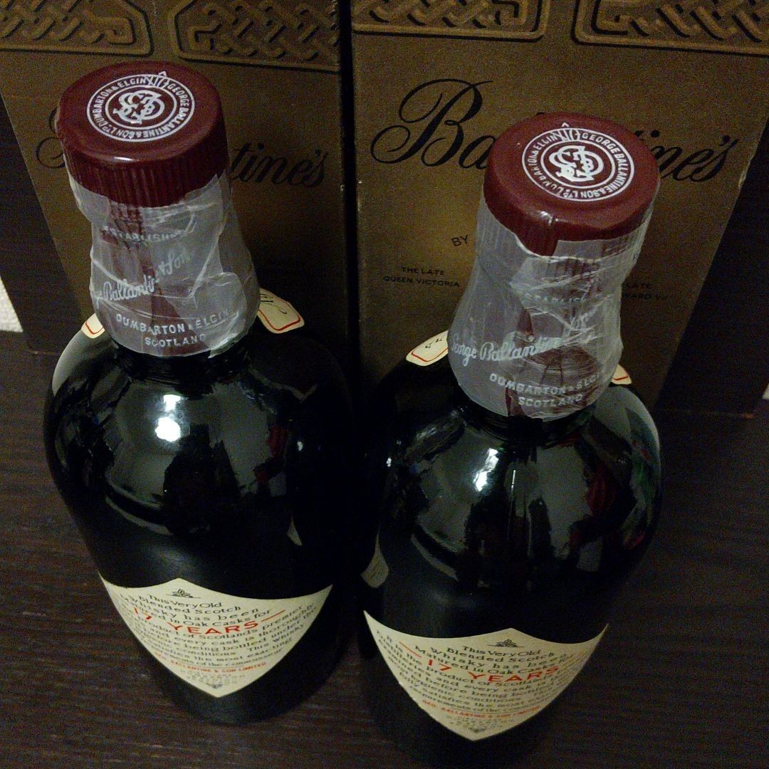 Ballantine's バランタイン17年赤青旗紋章菱形ラベルブレン Ballantine's バランタイン17年赤青旗紋章菱形ラベルブレン