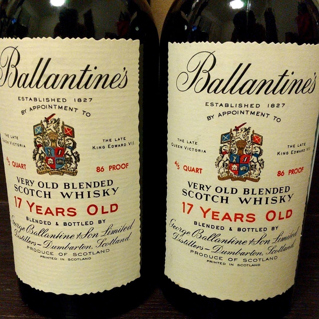 Ballantine's バランタイン17年赤青旗紋章菱形ラベルブレン Ballantine's バランタイン17年赤青旗紋章菱形ラベルブレン