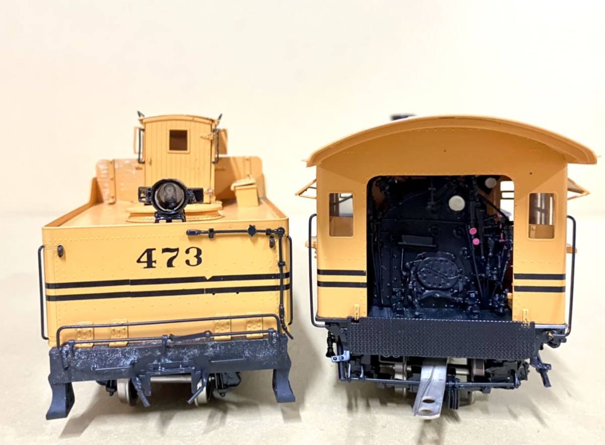 [アイアンホース]On3 K-28/#473/SILVERTON(W/DOG HOUSE)2-8-2 FACTORY PAINTED(BUMBLE BEE) PSC#16803-5 ・D&RGW ・IRON HOUSE MODELS_画像8