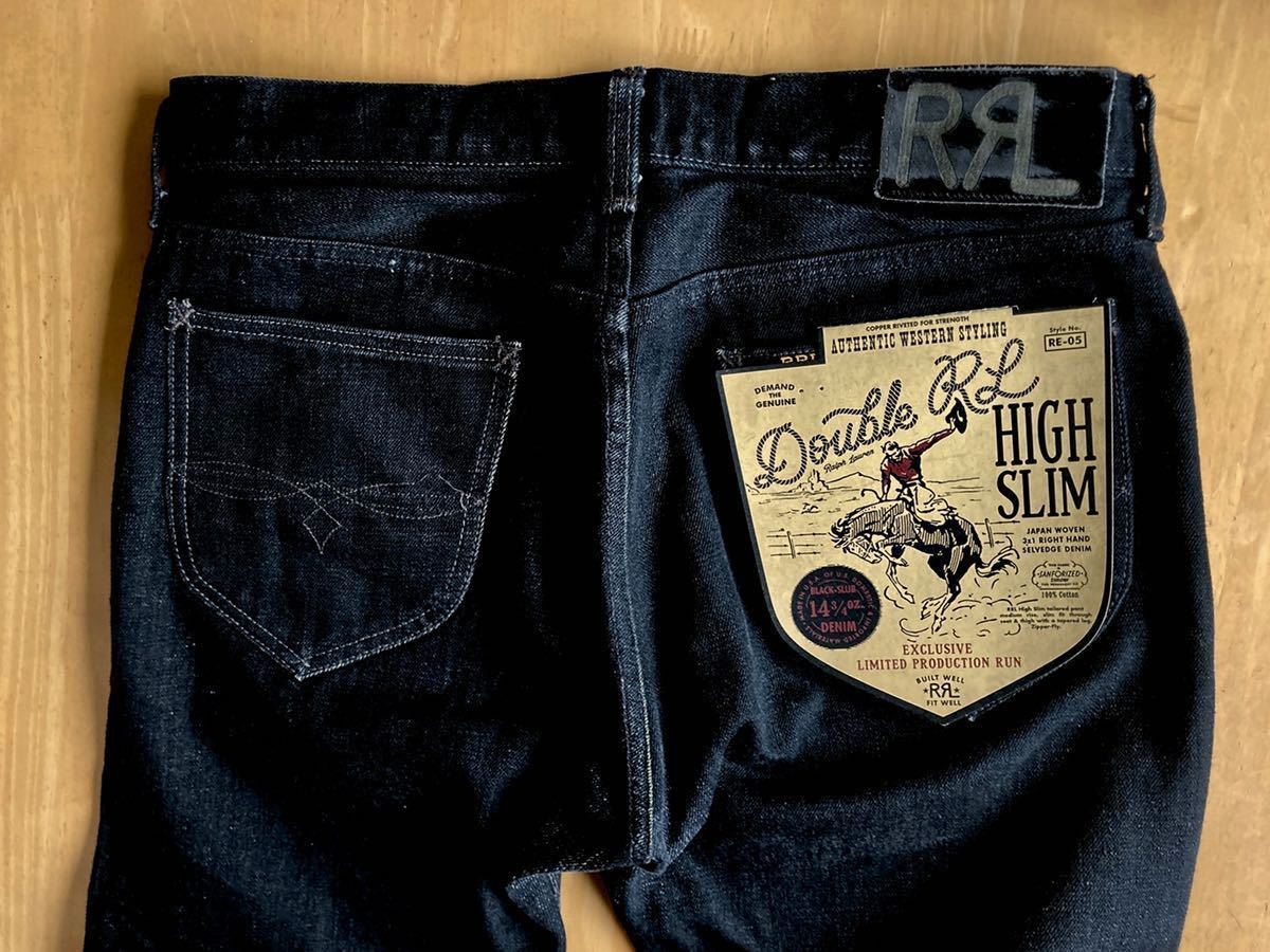 ヤフオク! - RRL LIMITED EDITION ハイスリムブラック...