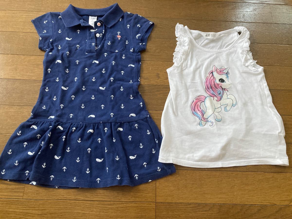 子供服　まとめ売り　女の子　carter’s H&M 100-120 トップス