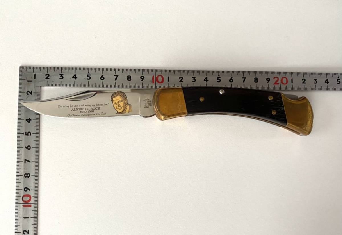 希少 Buck 限定ナイフ Knife Buck Custom 110 Al Buck Memorial 希少 Buck 限定ナイフ Knife Buck Custom 110 Al Buck Memorial