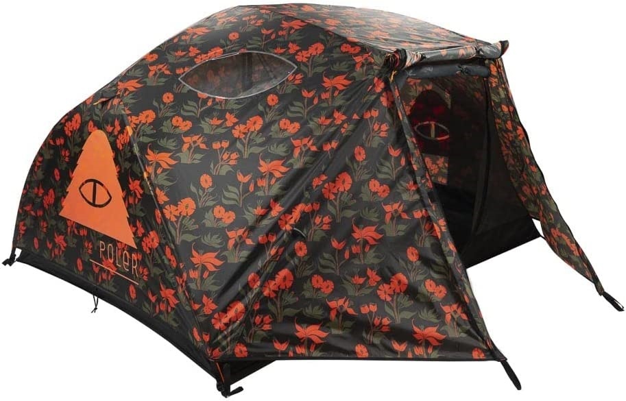 送料無料】東京)POLER ポーラー 2 PERSON TENT Orchid Floral Black 2