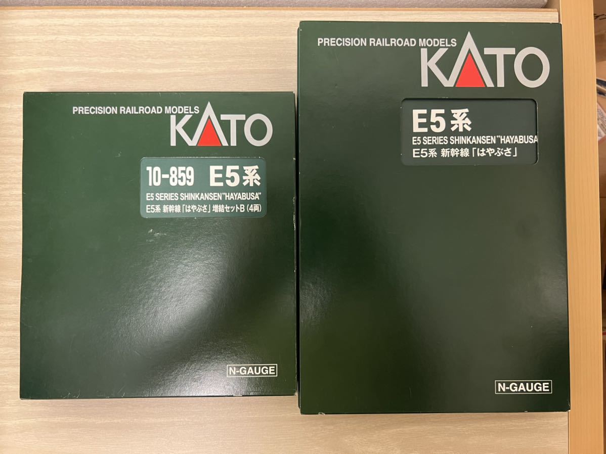 KATO 10-857／10-858／10-859 E5系新幹線 はやぶさ 基本セット・増結