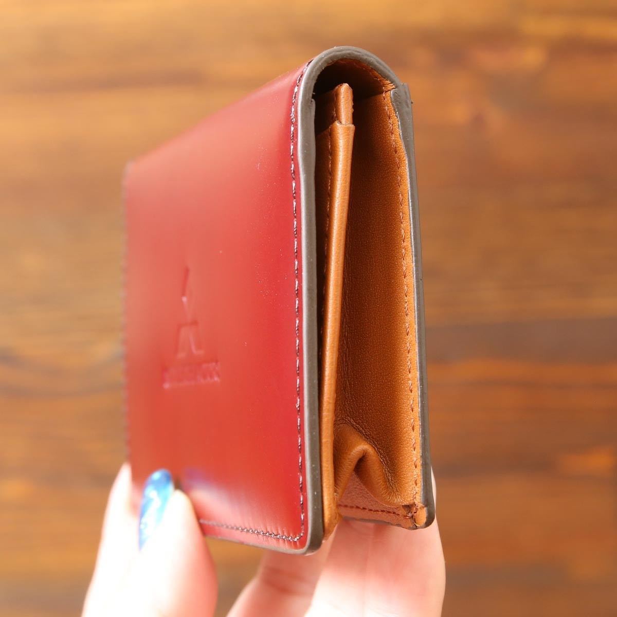 三菱刻印あり PRARE コードバン 名刺入れ カードケース プレリー 三菱刻印あり PRARE コードバン 名刺入れ カードケース プレリー