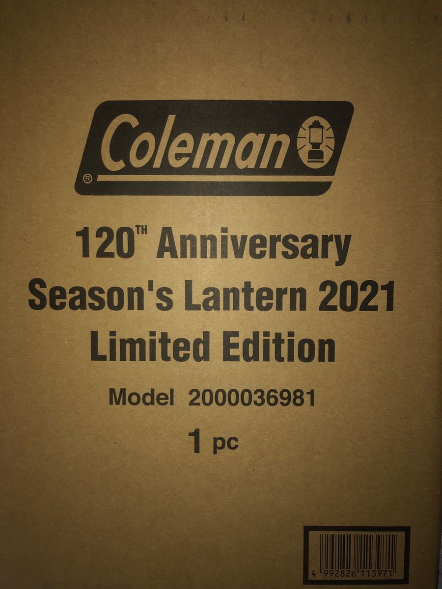 コールマン 120th アニバーサリー　シーズンズランタン　2021 Coleman コールマンランタン 