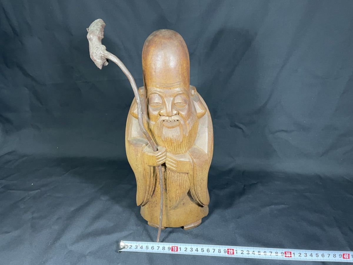 人気ブランドを 長寿 彫刻 寿老人 cominox.com.mx
