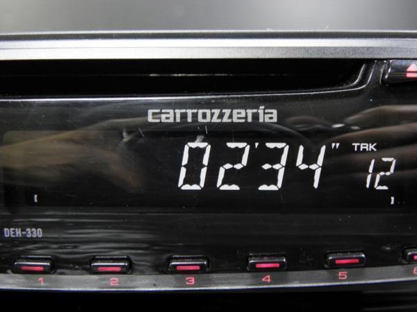 ◆◆カロッツェリア carrozzeria DEH-330 フロントAUX 1DIN 30554◆◆_画像2