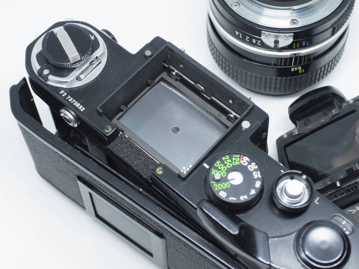 Nikon ニコン F2 アイレベル ブラック レンズ NIKKOR 50mm 1:1.4 動作