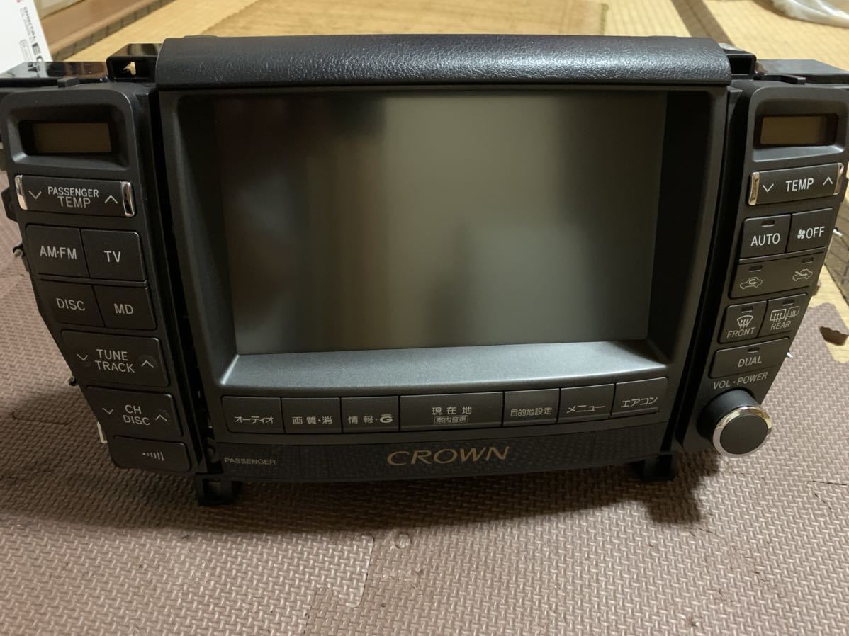 299 動作確認済み GRS180 182 184 18クラウン 後期 純正 HDDナビ