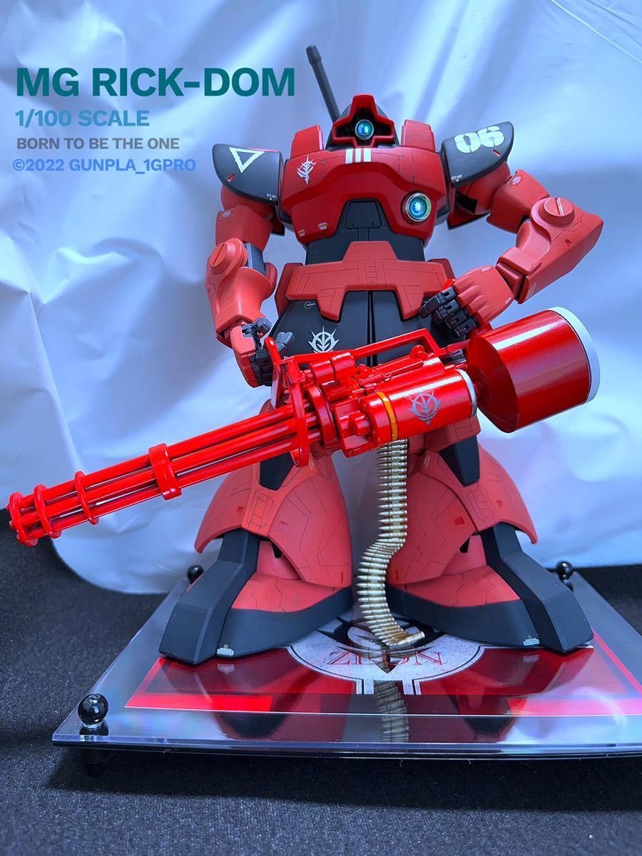 ヤフオク! - MG ドム (リックドム シャア専用機) 徹底改修完成品