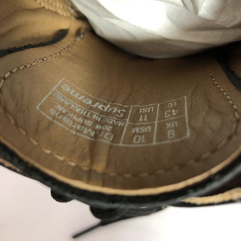 【中古】【2021S/S】Dr.Martens×SUPREME/ドクターマーチン×シュプリーム ●2046 Smooth Leather Oxford Shoes（UK9）_画像8