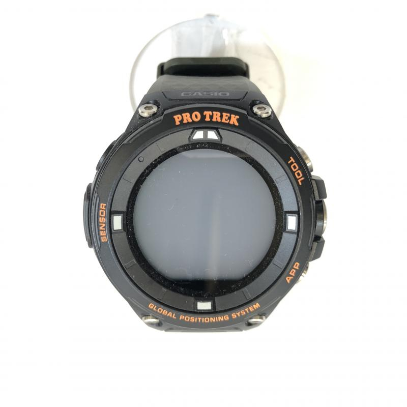 男女兼用 ProTREKsmart 【中古】CASIO wsd-f20a-gn カシオ カーキ