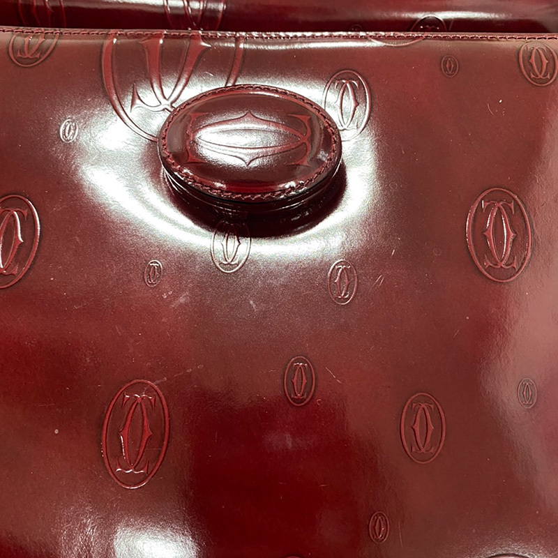 カルティエ Cartier ハンドバッグ ハッピーバースデー ボルドー カルティエ Cartier ハンドバッグ ハッピーバースデー ボルドー