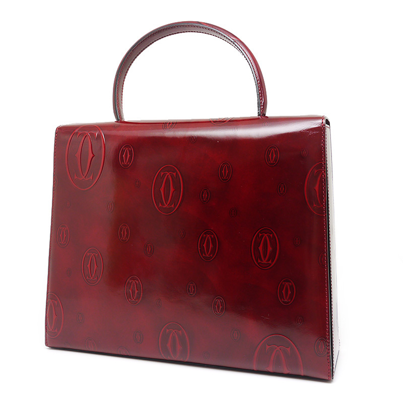 カルティエ Cartier ハンドバッグ ハッピーバースデー ボルドー カルティエ Cartier ハンドバッグ ハッピーバースデー ボルドー