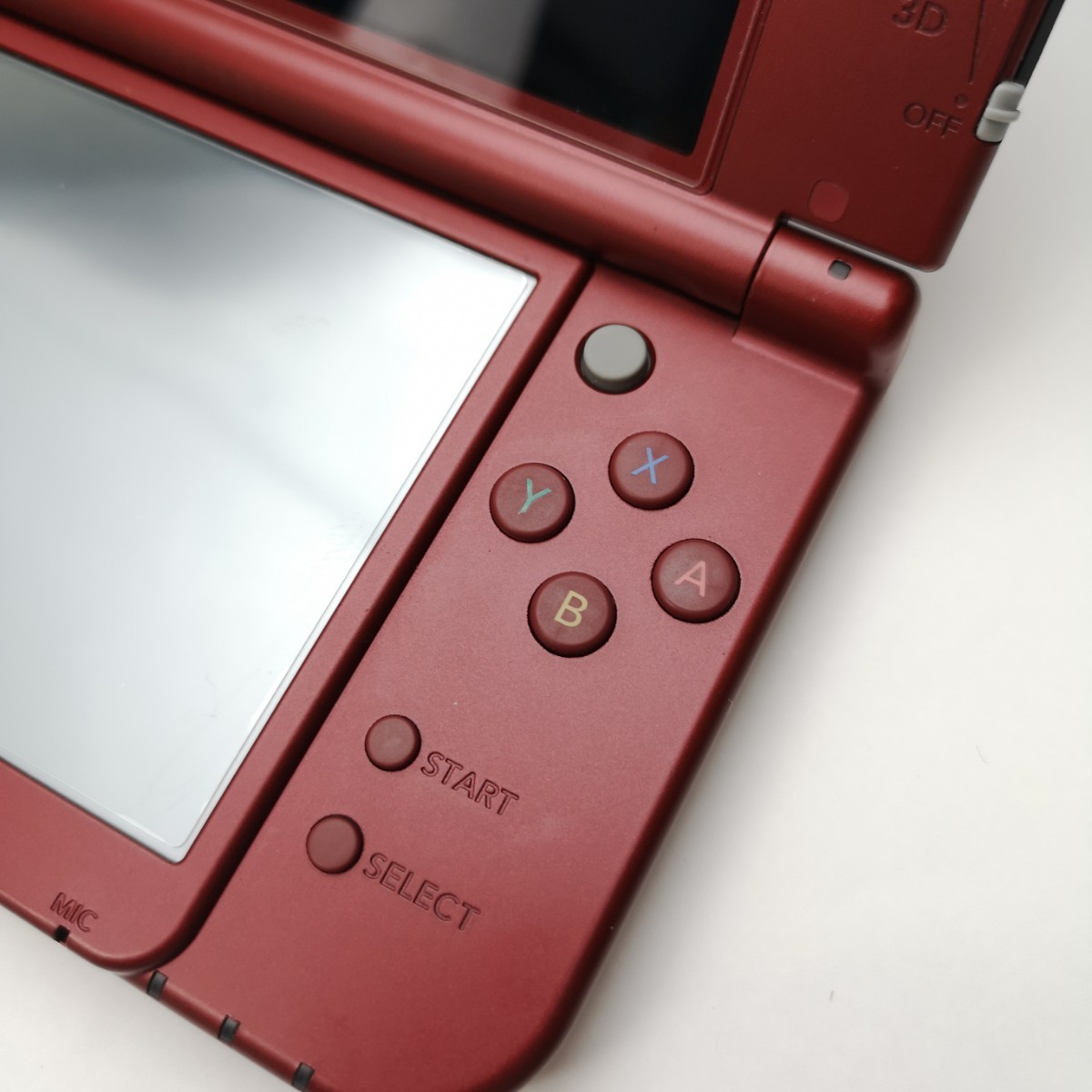上下 IPS Newニンテンドー3DS LL メタリックレッド
